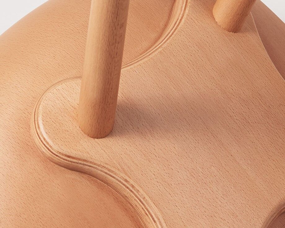 Стул Сяоми Makefriends Withtime Fika 3d Curved Wood Lounge Chair