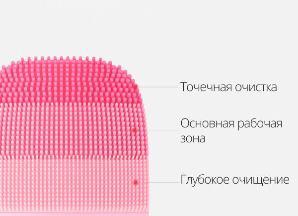 Инструмент для чистки лица Xiaomi Electronic Sonic Beauty Facial (Pink/Розовый) - 3