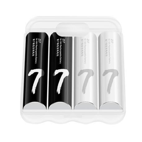 Аккумуляторные батарейки Xiaomi ZI7 Ni-MH AAA 4 pcs (White/Black)(Белый/Черный) - 1