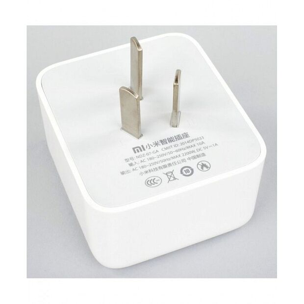 Умная розетка Mi Mijia Smart Power Plug 10A (White/Белый) - 4