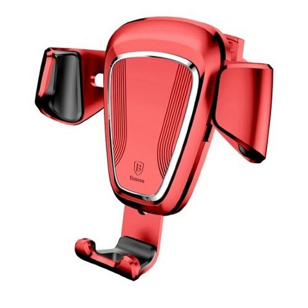 Держатель для смартфона Baseus Gravity Car Mount Metal Type (Red) : отзывы и обзоры - 5