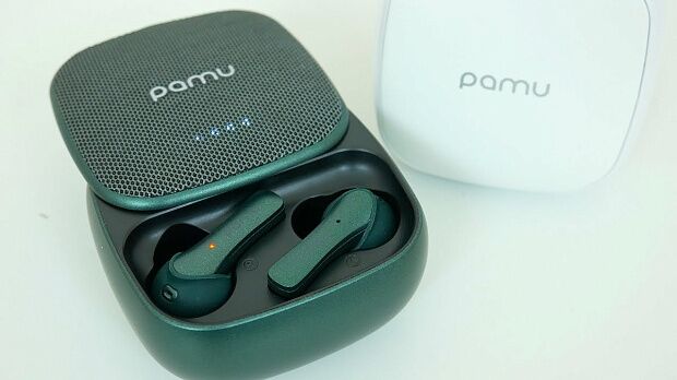 Беспроводные Bluetooth-наушники PaMu Wireless Bluetooth Headset (Dark Green/Темно-Зеленый) RU - 5