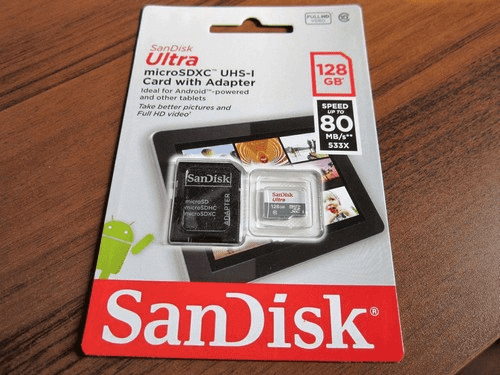 Упаковка карты памяти SanDisk Ultra microSD 128GB Class 10 UHS-I
