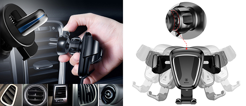 Держатель в авто Baseus Gravity Car Mount (Metal Type) Baseus Gravity Car Mount (Metal Type)
