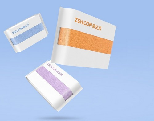 Упаковка полотенца Xiaomi ZSH Youth Series Дизайн упаковки полотенца Xiaomi ZSH Youth Series